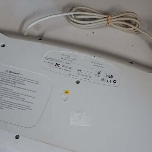 Logitech Internet Navigator Computer Keyboard USB Model Y-BE22 Vintage - Picture 10 of 11